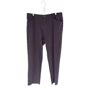 Linksoul Pants Men's Gray 5 Pocket Boardwalker 4-Way Stretch Golf Performance